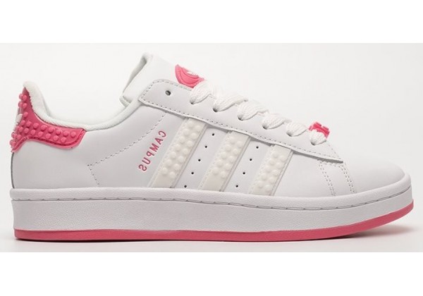 Adidas x LEGO x Campus WMNS Leather White Pink