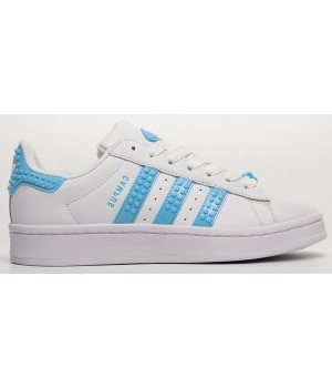 Adidas x LEGO x Campus WMNS Leather White Blue