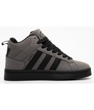 Adidas Campus High WMNS Grey Black Suede