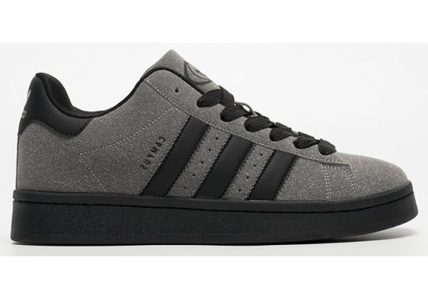 Adidas Campus Winter Grey Black Suede