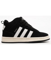 Adidas Campus High WMNS Black White Suede