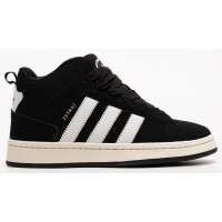 Adidas Campus High WMNS Black White Suede