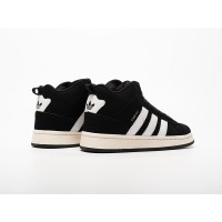 Adidas Campus High WMNS Black White Suede