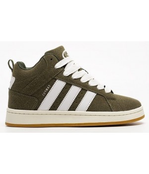 Adidas Campus High WMNS Dark Green Suede