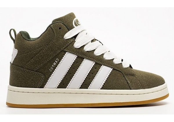 Adidas Campus High WMNS Dark Green Suede