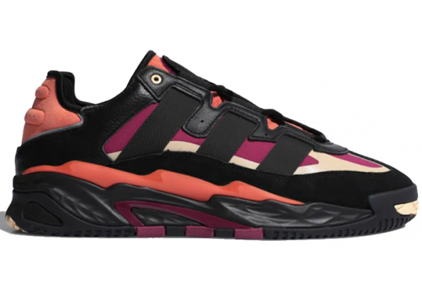 Adidas Niteball Black Power Berry Orange Tint