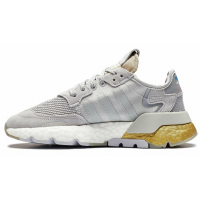 Adidas Nite Jogger Grey Gold Metallic Boost