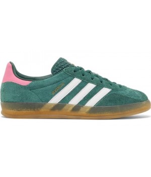 Adidas Gazelle Indoor Collegiate Green Lucid Pink