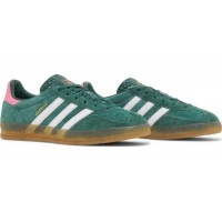 Adidas Gazelle Indoor Collegiate Green Lucid Pink