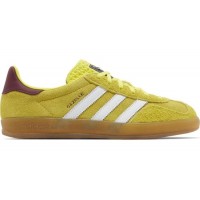 Adidas Gazelle Indoor Bright Yellow Collegiate Burgundy