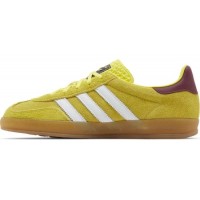 Adidas Gazelle Indoor Bright Yellow Collegiate Burgundy