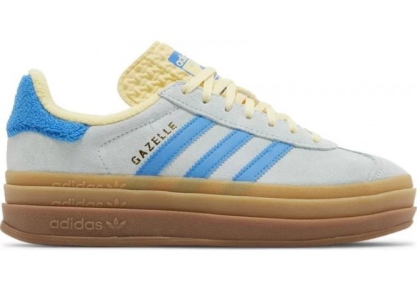 Adidas Gazelle Bold Almost Blue Yellow