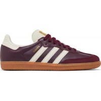 Adidas Samba OG Maroon Gold Metallic