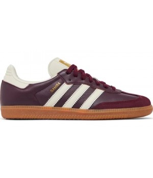 Adidas Samba OG Maroon Gold Metallic