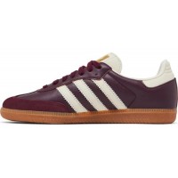 Adidas Samba OG Maroon Gold Metallic