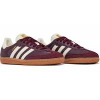 Adidas Samba OG Maroon Gold Metallic