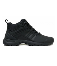 Adidas Terrex Climaproof High All Black с мехом