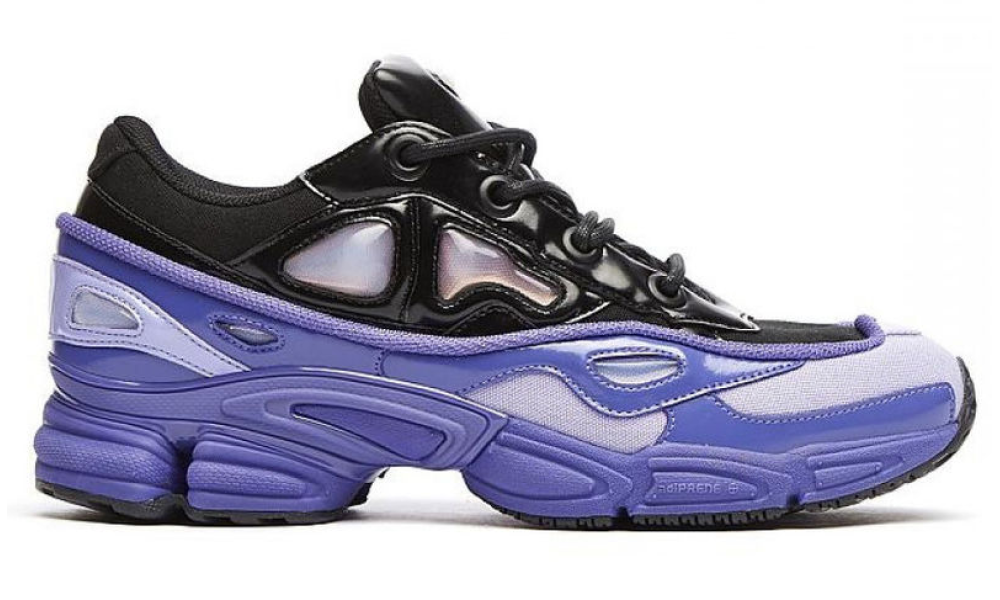 Кроссовки Adidas by Raf Simons Ozweego 3 фиолетовые с черным