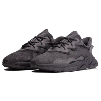 Кроссовки Adidas Ozweego серые с черным