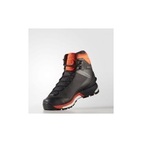 Ботинки зимние Adidas черно-оранжевые