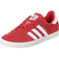 Кроссовки Adidas Gazelle красные с белым