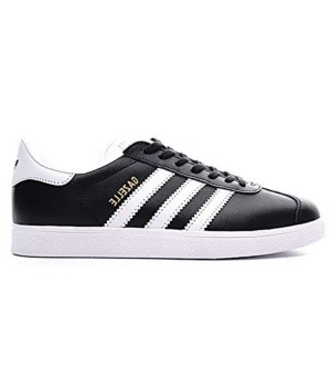 Кроссовки Adidas Gazelle кожаные черно-белые