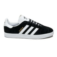 Кроссовки мужские Adidas Gazelle черные с белым