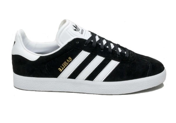 Кроссовки мужские Adidas Gazelle черные с белым
