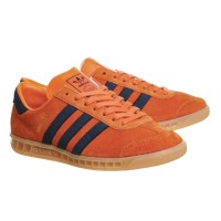Кроссовки Adidas Gazelle оранжевые с синим