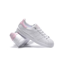Кроссовки Adidas Stan Smith белые с розовым