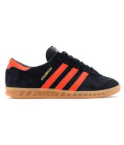 Adidas Hamburg черные с оранжевым