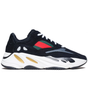 Кроссовки Adidas Yeezy Boost 700 черные с красным
