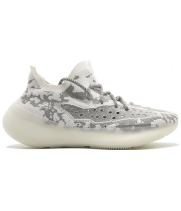 Кроссовки Adidas Yeezy Boost 380 белые с серым