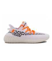 Кроссовки Adidas Yeezy 350 V2 X Off White белые