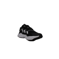 Кроссовки Adidas Ozweego черные с белыми полосами