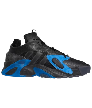 Кроссовки Adidas Streetball черные с синим