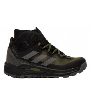 Adidas Terrex Skychaser Tech Mid GTX Green Black зеленые