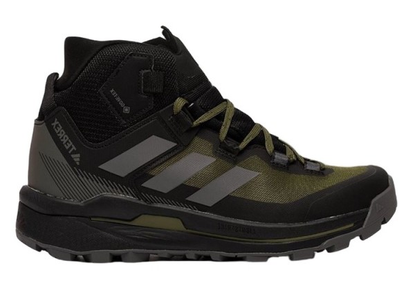 Adidas Terrex Skychaser Tech Mid GTX Green Black зеленые