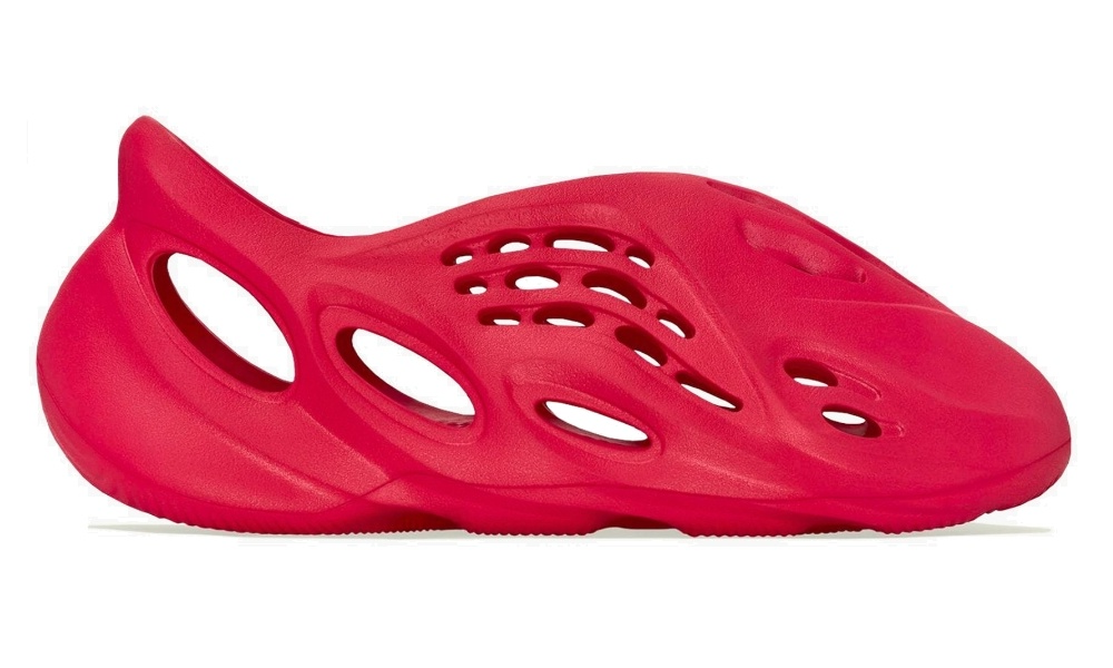 vermilion yeezy foam runner