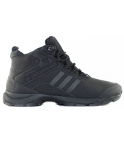 Adidas Terrex ClimaProof Black высокие c мехом