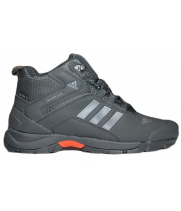 Adidas Terrex ClimaProof Gray высокие c мехом