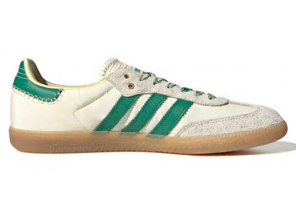 Adidas Wales Bonner x Samba Cream White Bold Green