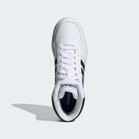 Зимние кроссовки Adidas Hoops 2.0 высокие белые