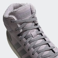 Зимние кроссовки Adidas Hoops 2.0 высокие серые