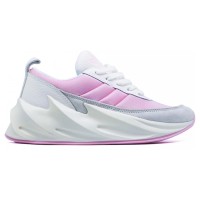 Кроссовки женские Adidas Sharks бело-розовые