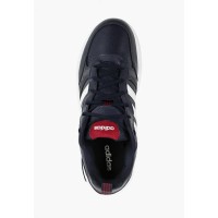 Кроссовки Adidas Strutter черно-белые с красным