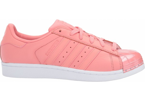 Кроссовки женские Adidas Superstar розовые с белым