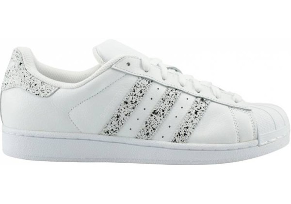 Кроссовки Adidas Superstar белые с мрамором