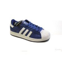 Кроссовки Adidas Superstar синие с белым