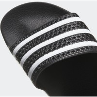 Adidas шлепанцы Adilette черные с белым